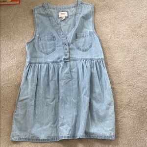 Forever 21 Light Blue Denim Jumper/Dress